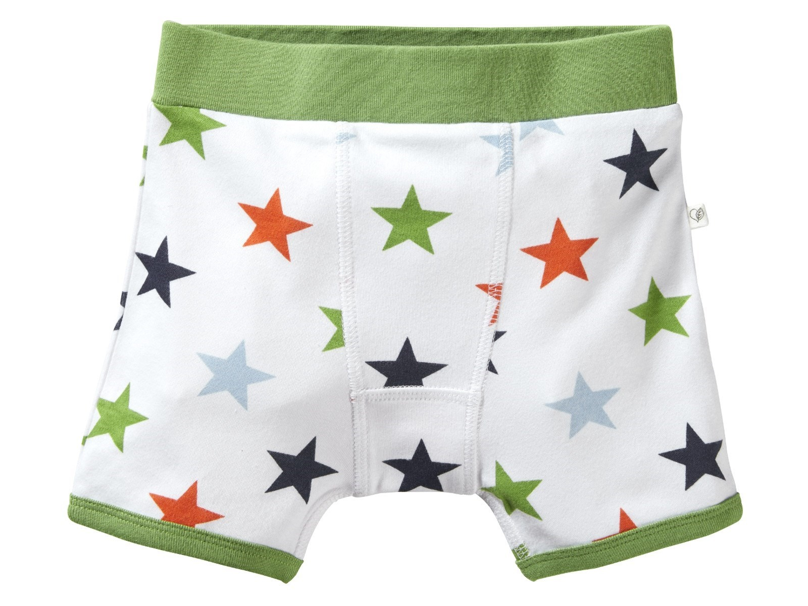 Jungen Boxershorts Bio-Baumwolle Stern weiß Gr. 122/128