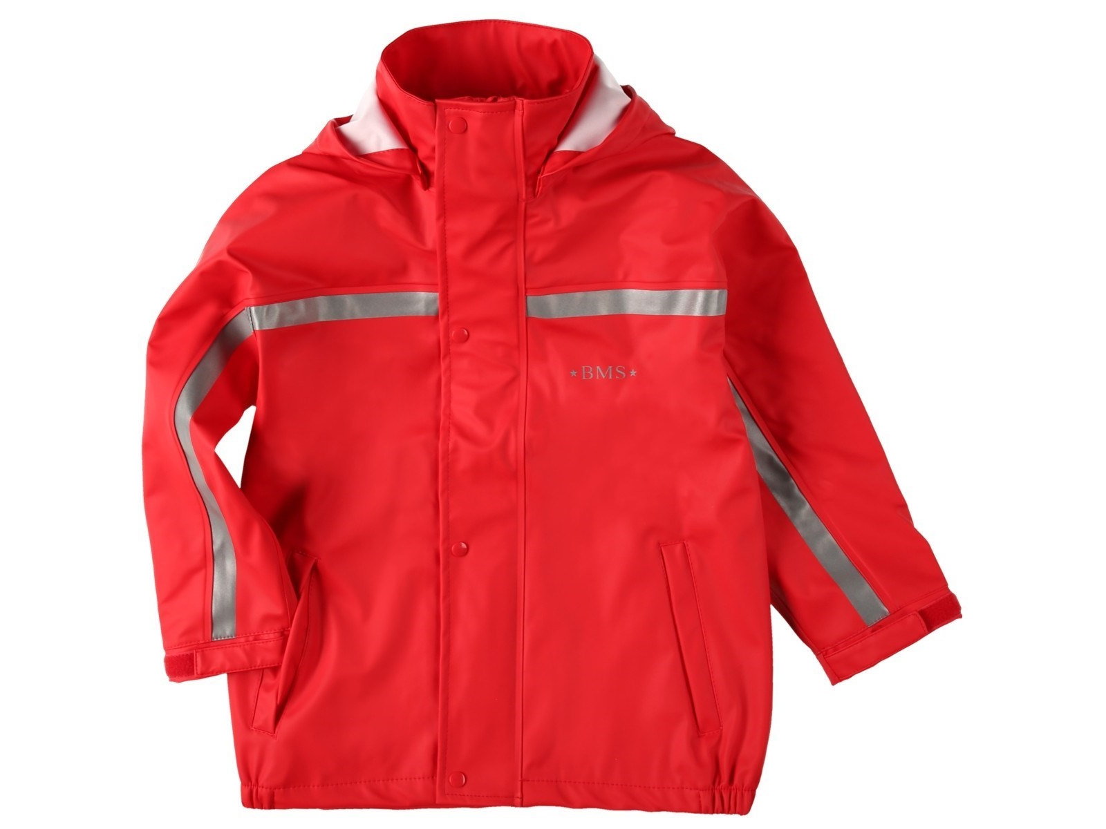 BMS Kinder Buddeljacke und Regenjacke Räuberwald SoftSkin rot Gr.80