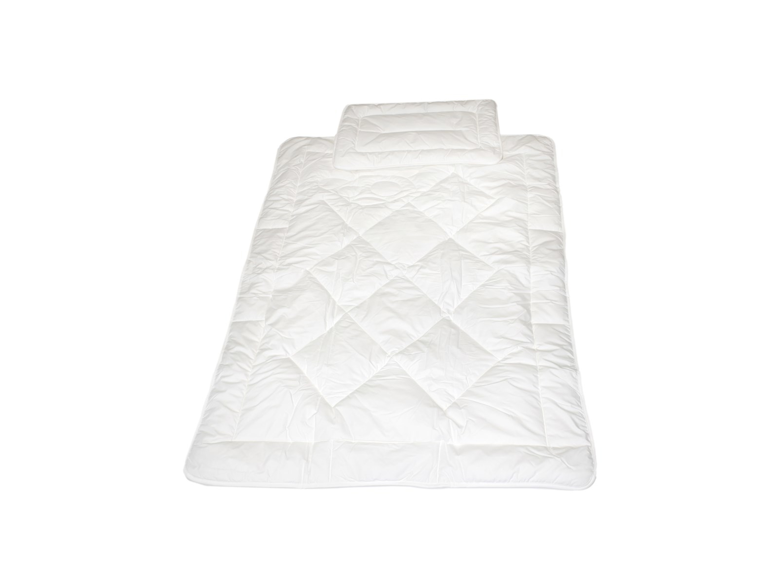 Baby- und Kinderschlafset Cellulosefaser waschbar Bettdecke 100x135cm, Flachkissen 40x60cm