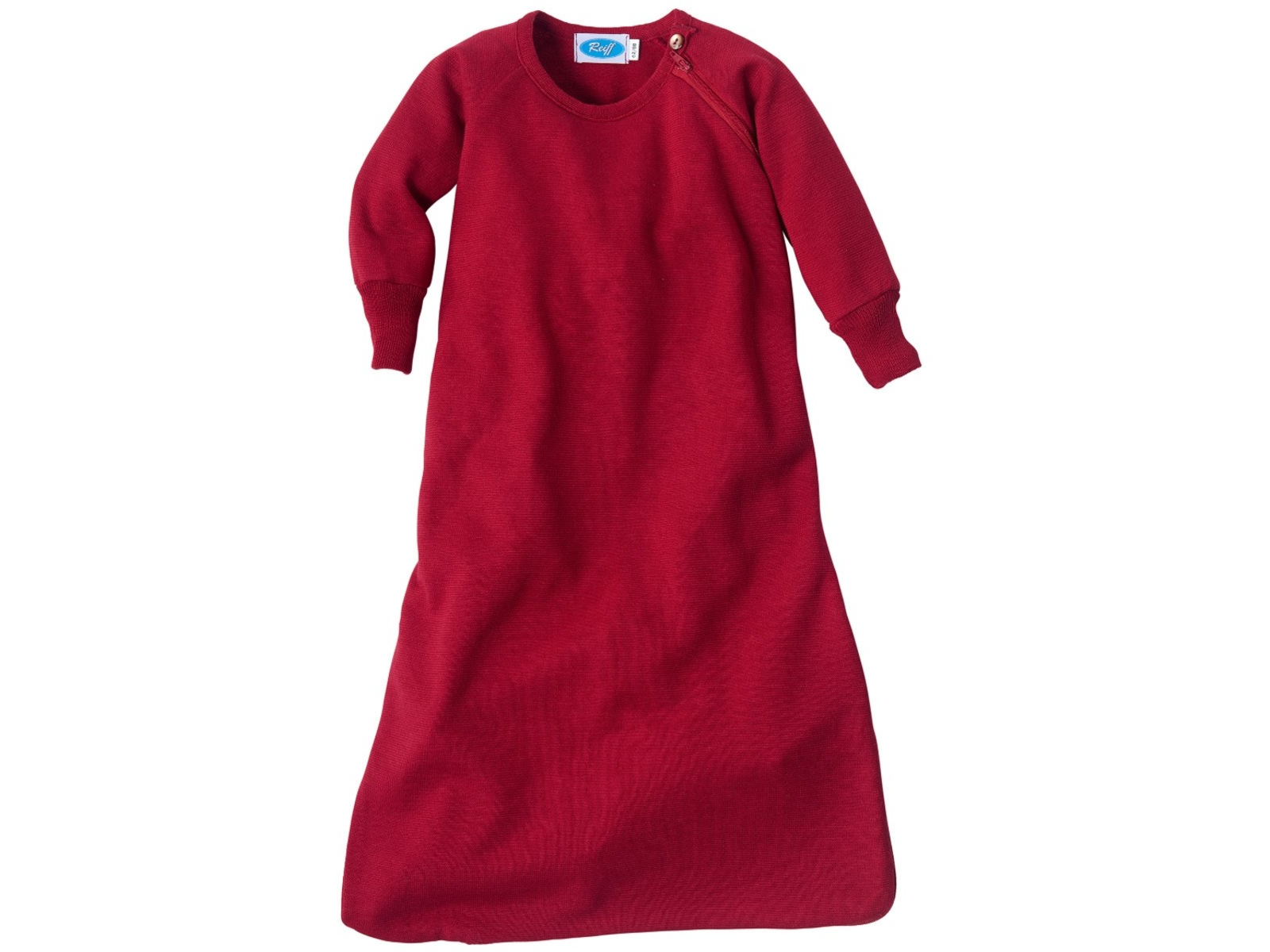 Schlafsack Baby Wolle Seide burgund Gr. 62/68 (62 cm)