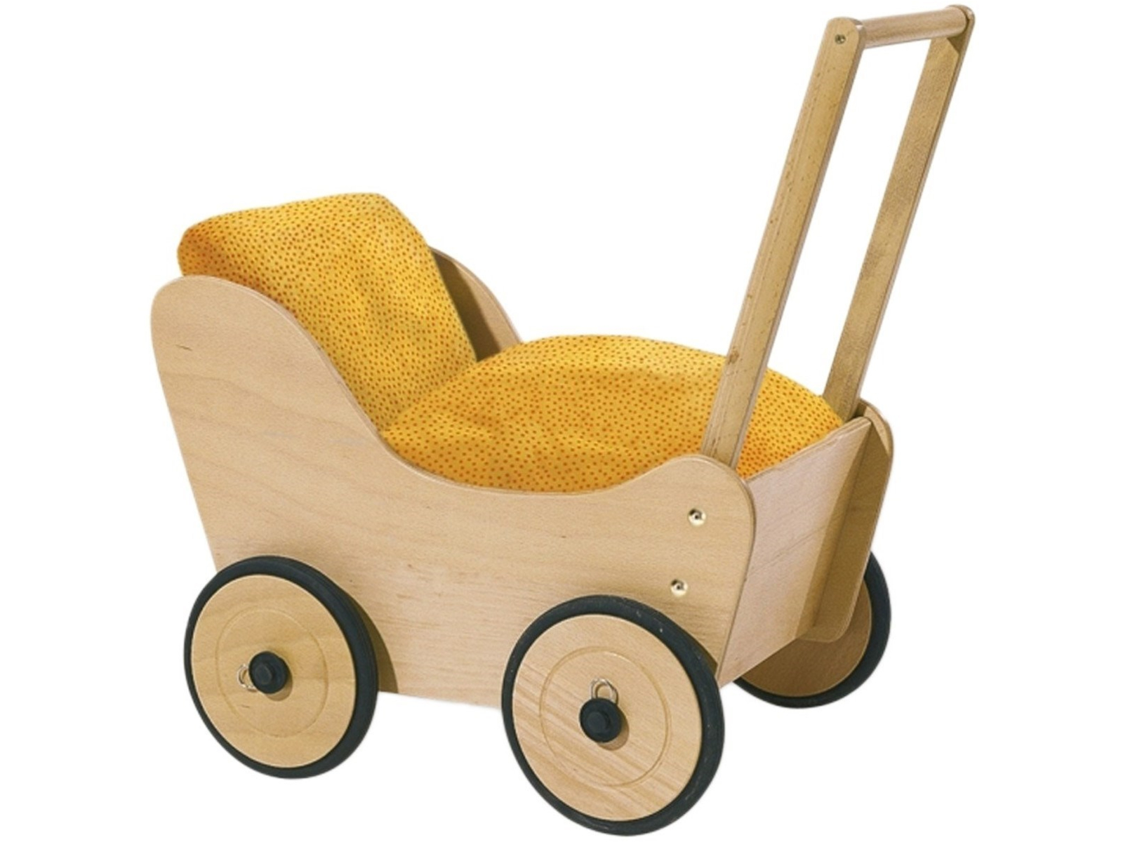 Pinolino Puppenwagen Buche massiv Puppenwagen natur lackiert