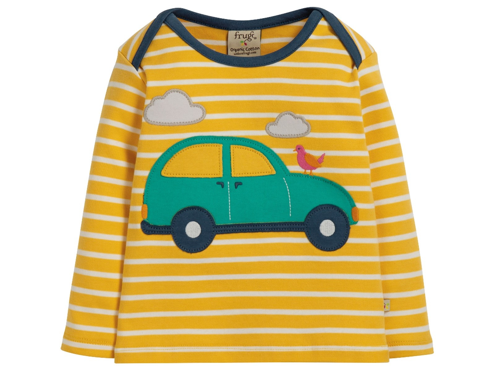Frugi Baby und Kinder Langarmshirt Auto Gr.2 (3-6 Monate)