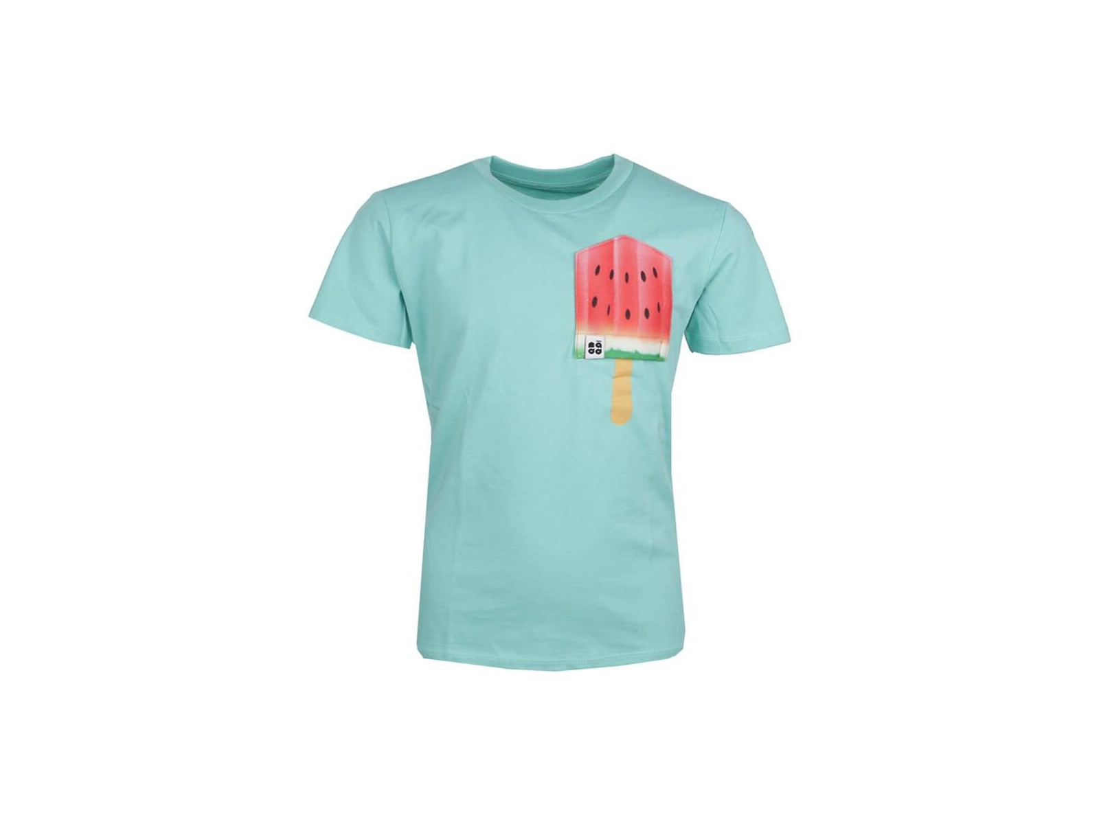 Kinder T-Shirt "Leck mich BT" pool blau 12-13 Jahre