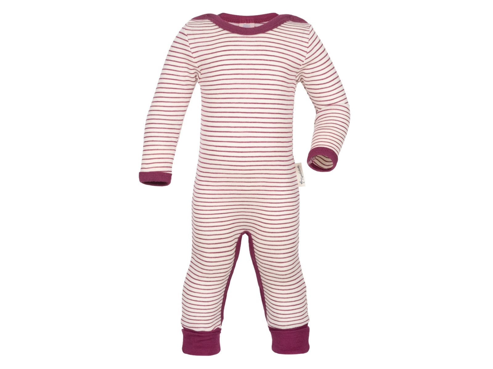 Engel Natur Baby Schlafanzug Wolle Seide orchidee-natur Gr.86/92