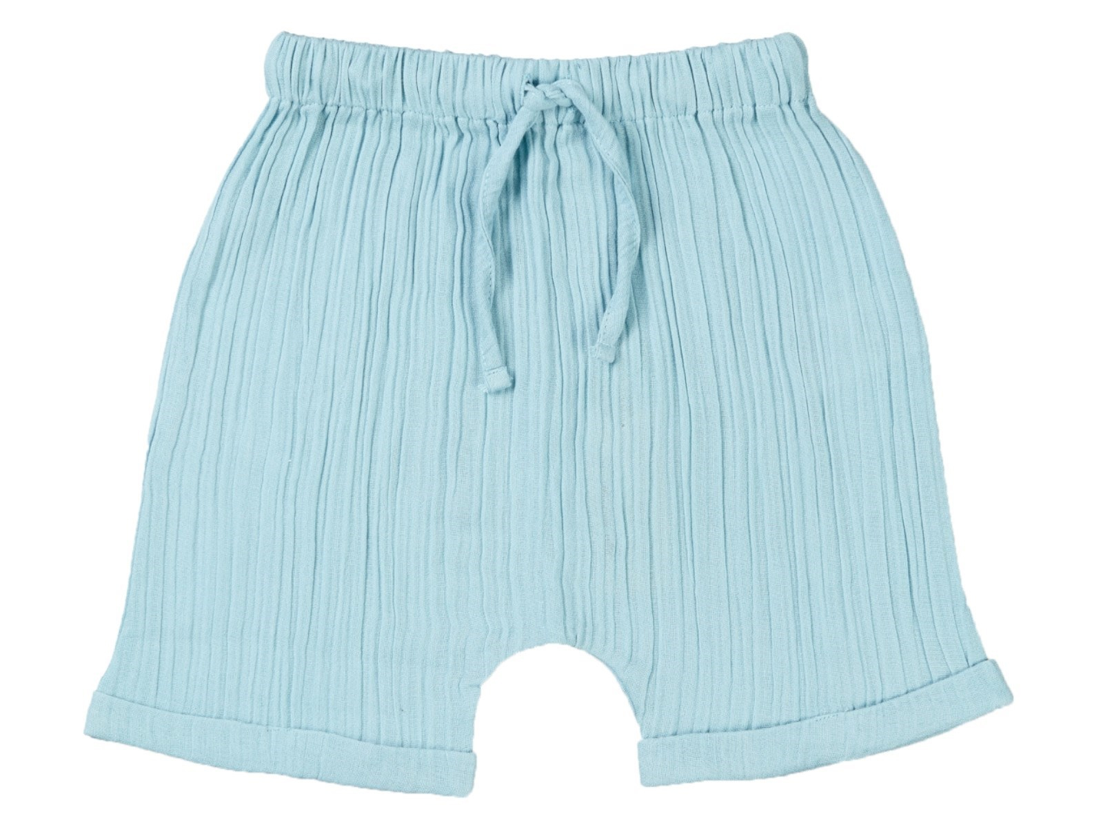 Sense Organics Baby Shorts Musselin dusty blue Gr.80 (9-12 Monate)