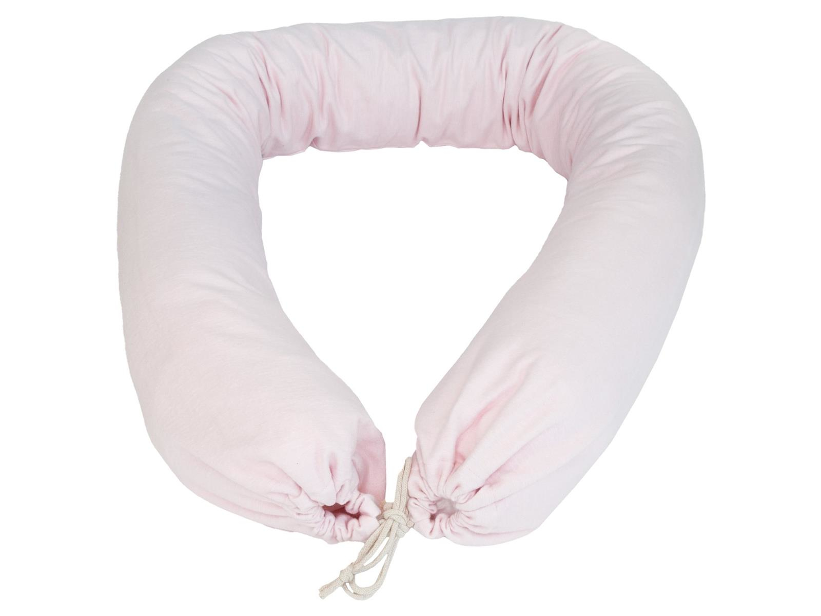 Stillkissen, Bezug Bio-Baumwolle Füllung Kapok rose Maße 16 x 160 cm