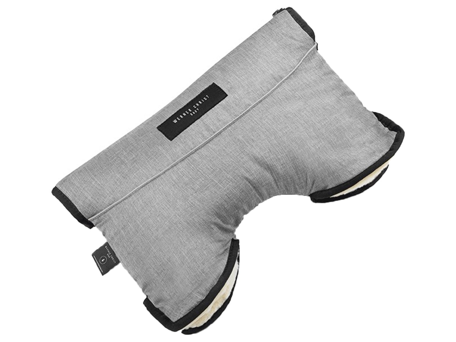 Christ Kinderwagen Handwärmer Lammfell grigio Maße 47 x 24 cm