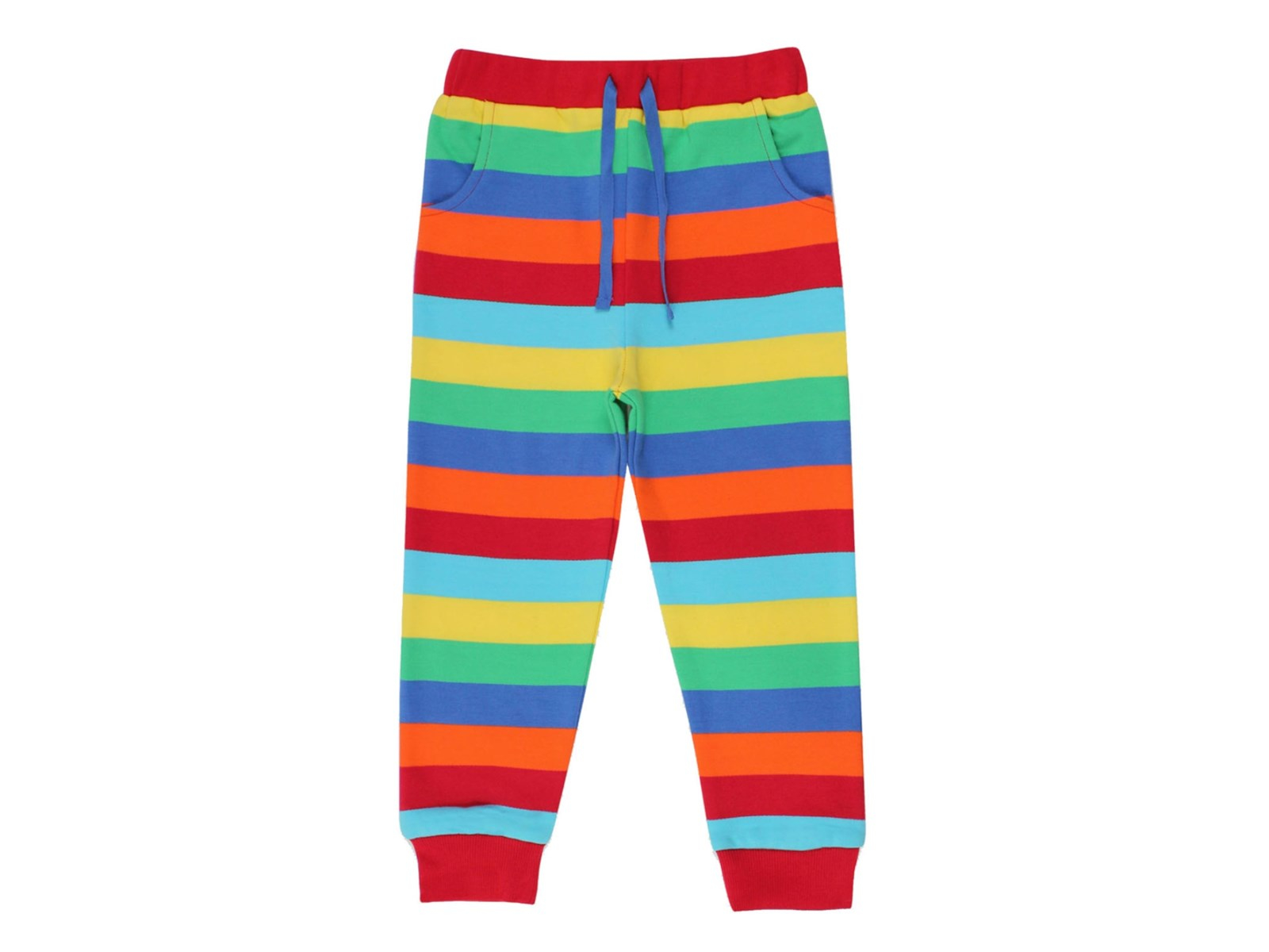 Baby und Kinder Jogginghose bunt geringelt Gr.86