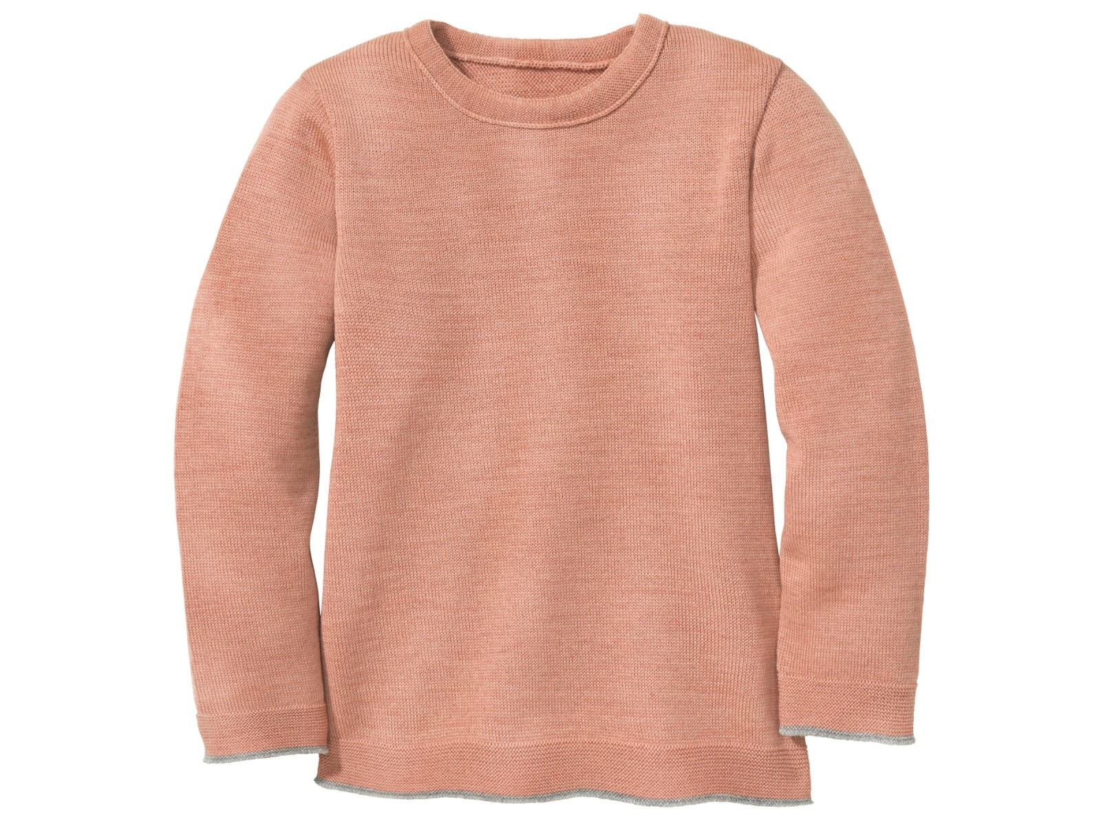 Disana Kinder Strickpullover Bio-Merinowolle rose Gr. 86/92