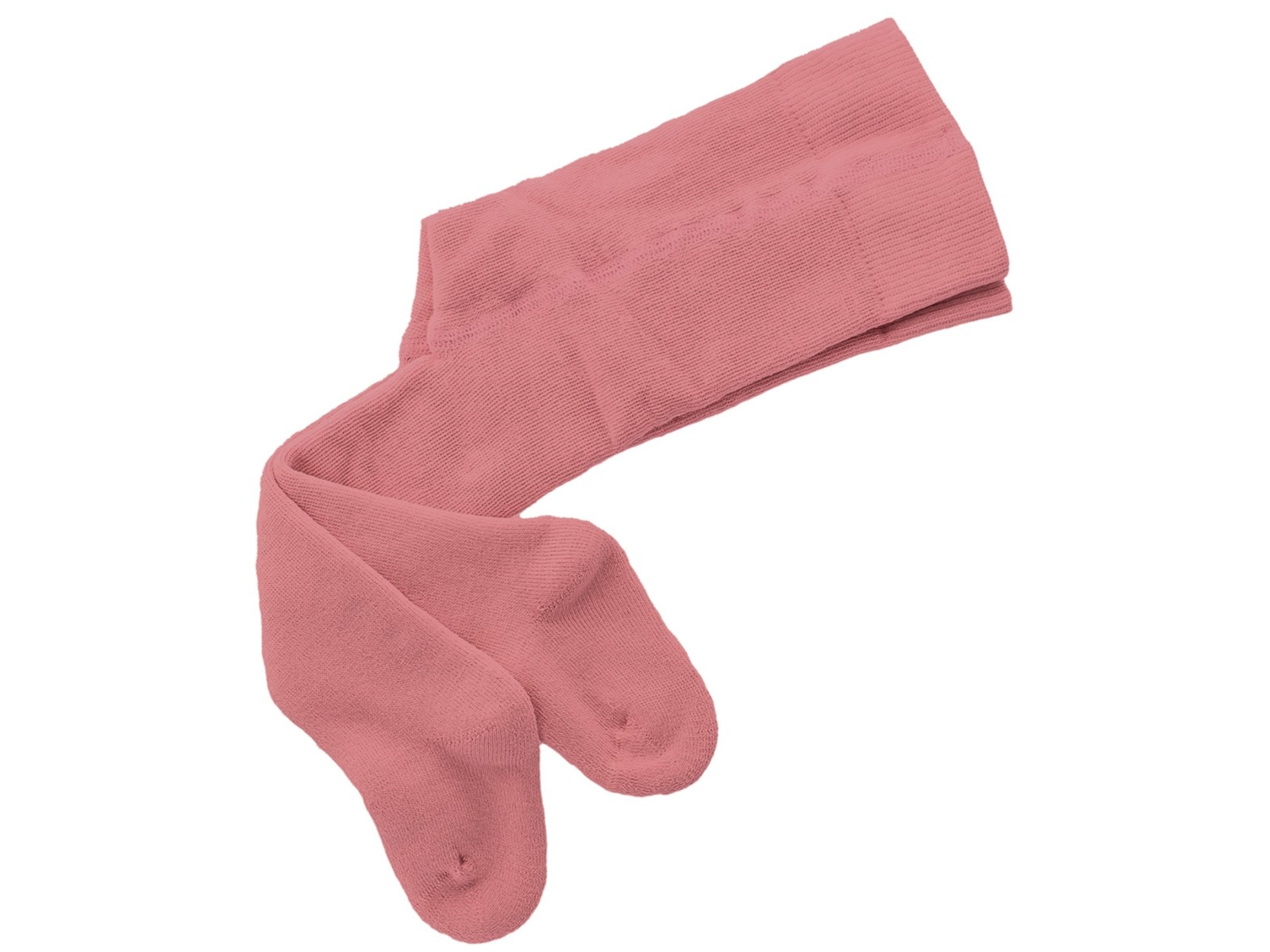 Baby Strumpfhose Baumwolle (kbA) Frottee altrosa Gr. 00