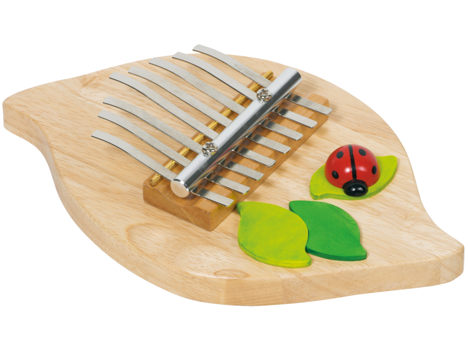 goki Kalimba Musikspiel aus Buchenholz Maße 23 x 14 cm