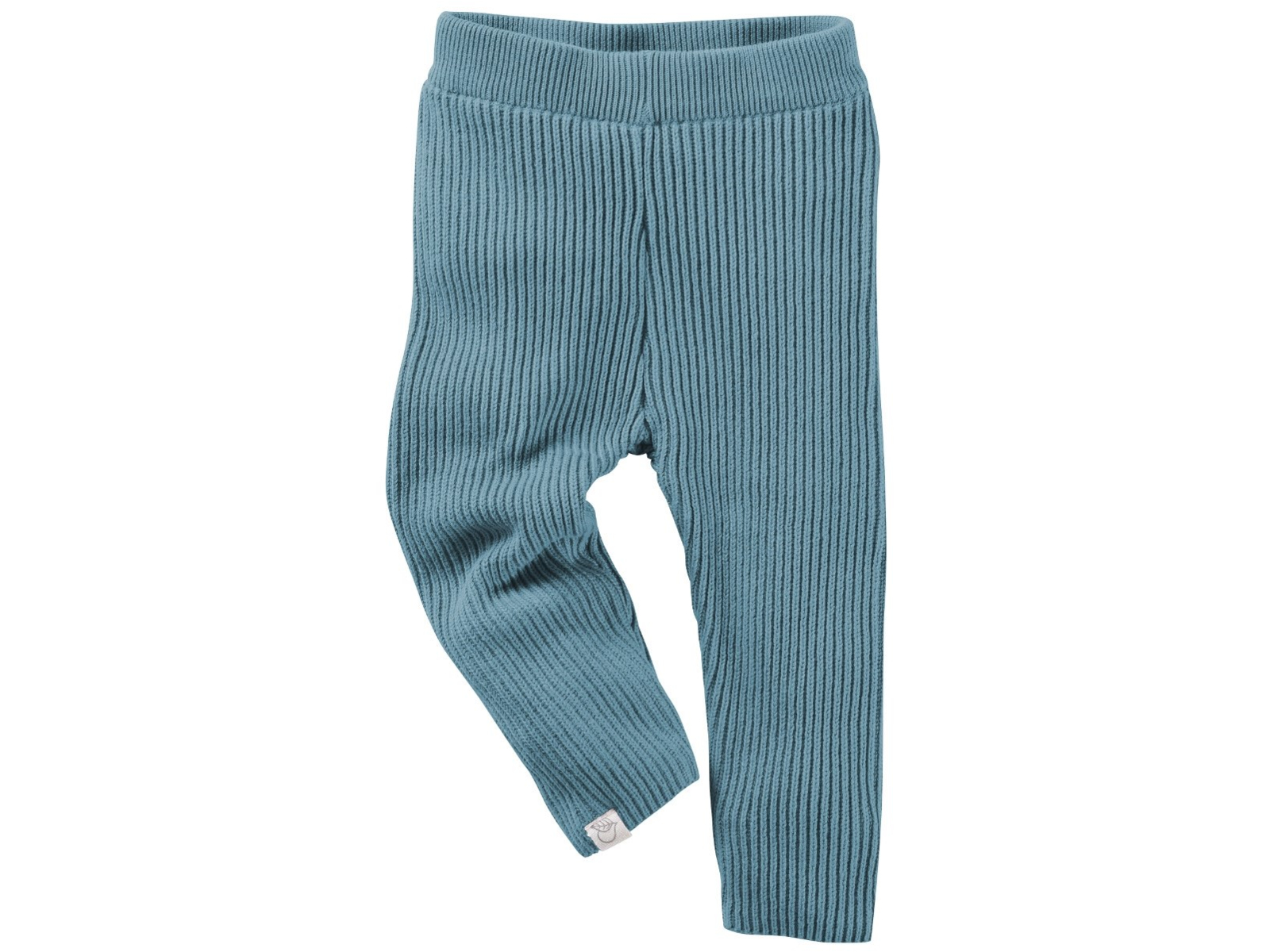 Baby und Kinder Leggings Strick-Qualität Bio-Baumwolle blau Gr.62/68