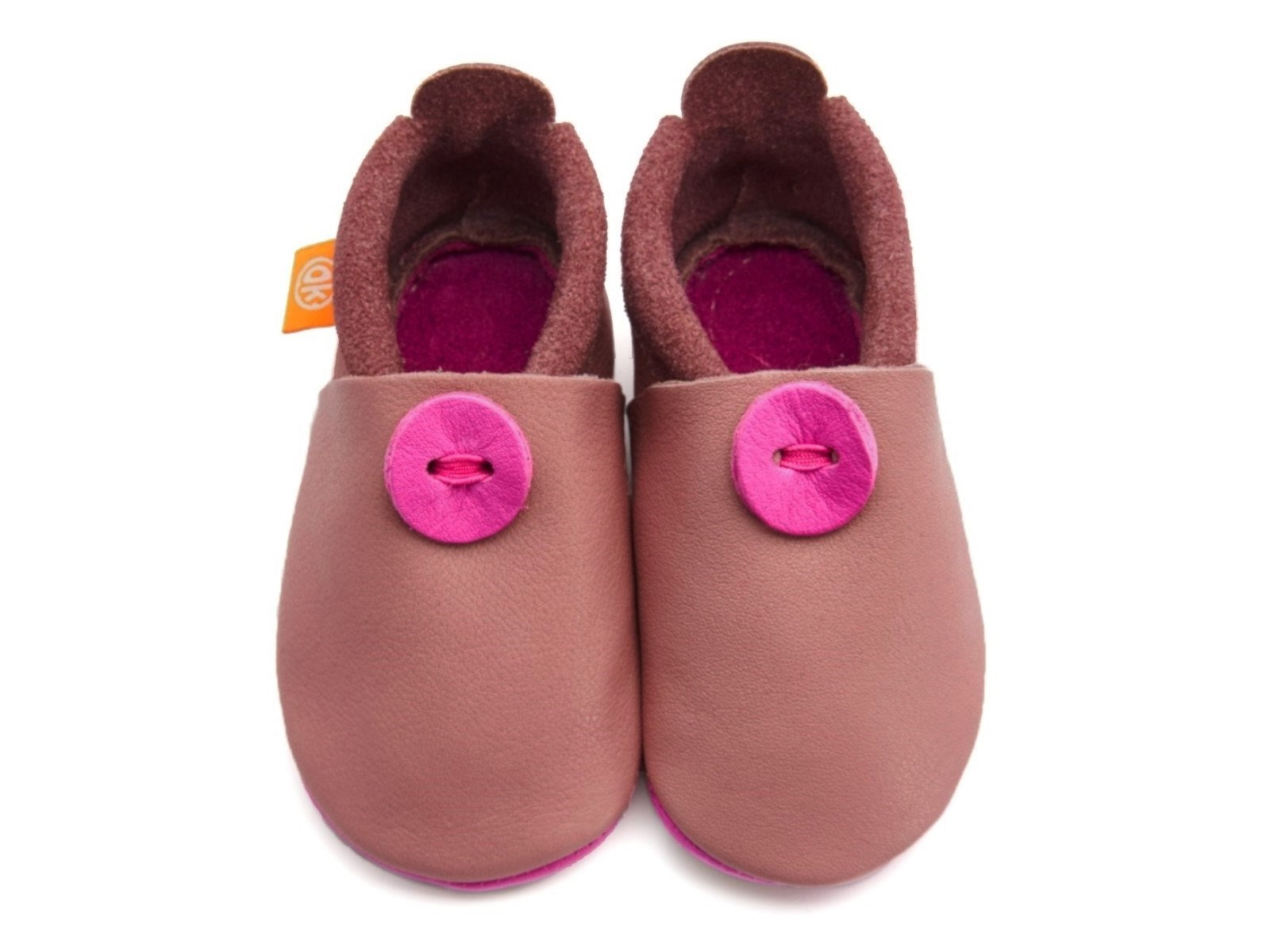 Kinder Barfußschuhe Krabbelschuhe Bio-Leder "Amigo" lila Gr. 24/25