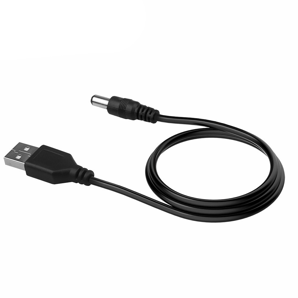 Kebidumei 0,7 m USB Energie Kabel USB 5V Ladegerät Energie Kabel zu DC 5,5mm stecker/buchse Für MP3 /MP4 Spieler