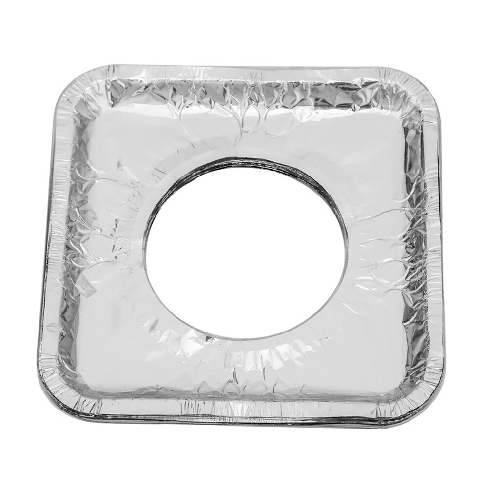 10x Bequem Aluminium Folie Gasherd Reinigung Schutz Pad Praktische Multi-funktionale Herde Brenner Abdeckung matt