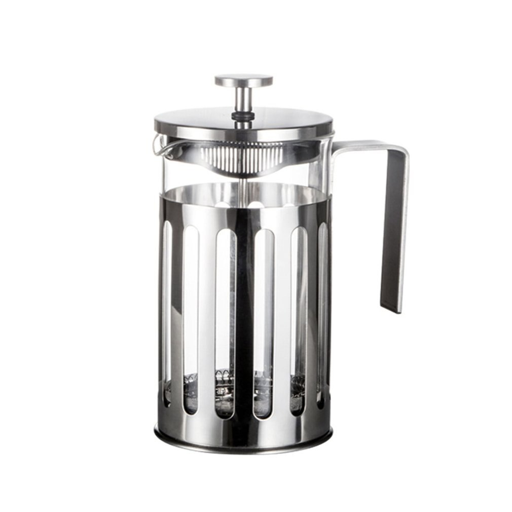 Edelstahl Französisch Presse Kaffee Hersteller Kaffeebereiter Kaffeemaschine Werkzeug Isolierte Kaffee Tee Brauer Topf Mit Filter Körbe
