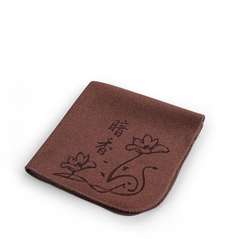Baumwolle Gedruckt Dunklen Duft Tee Handtuch Dicken Saugfähigen Kung Fu Tee-einstellen Tee Zeremonie Null Passenden Tee einstellen ShopTea Tisch handtuch