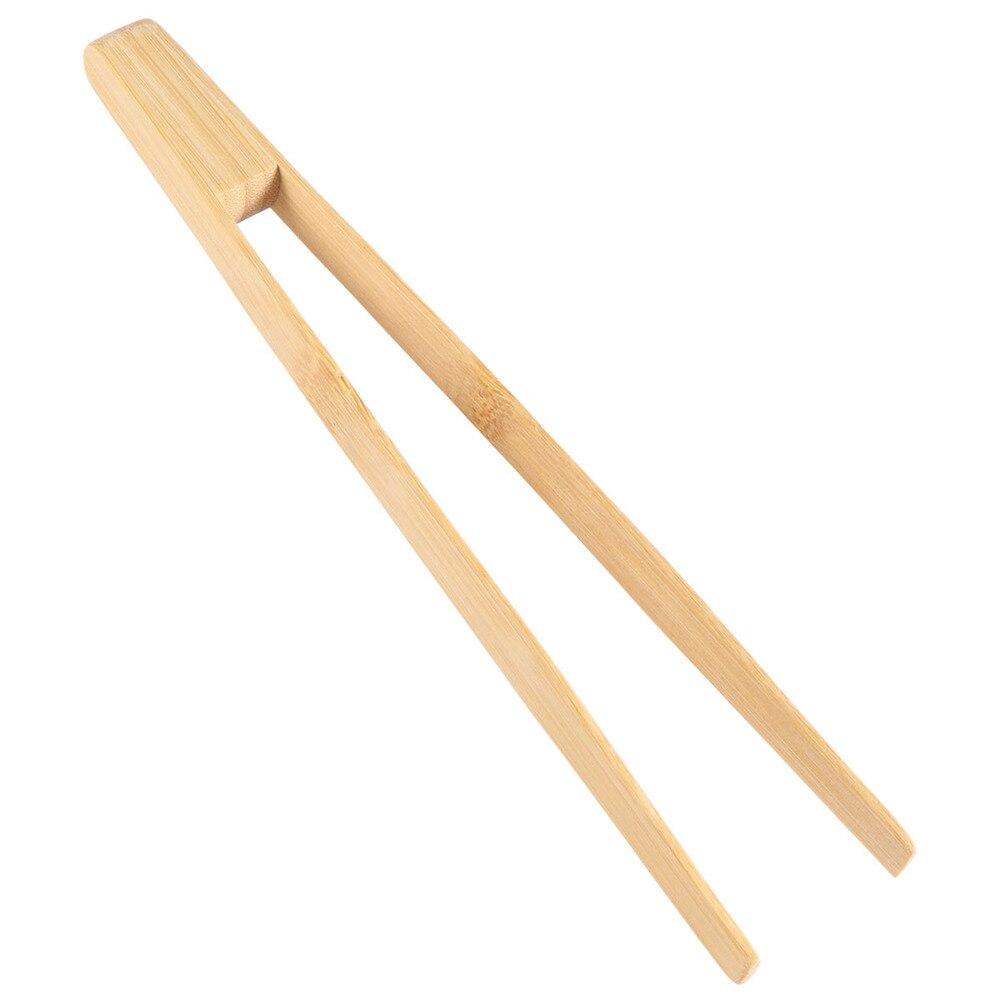 Bambus Toaster Küche Zange lang leicht Griff Toaster Portion Zange Pro Kochen Toast Brot Grill Grillen Backen Braten
