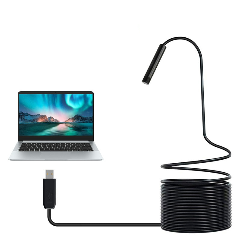 7MM Objektiv USB Endoskop Kamera Mini Kamera Wasserdicht IP67 Inspektion Endoskop Kamera 2m /5m/ 7m/ 10m/15m/ 20m/ 25m Schlange Kamera