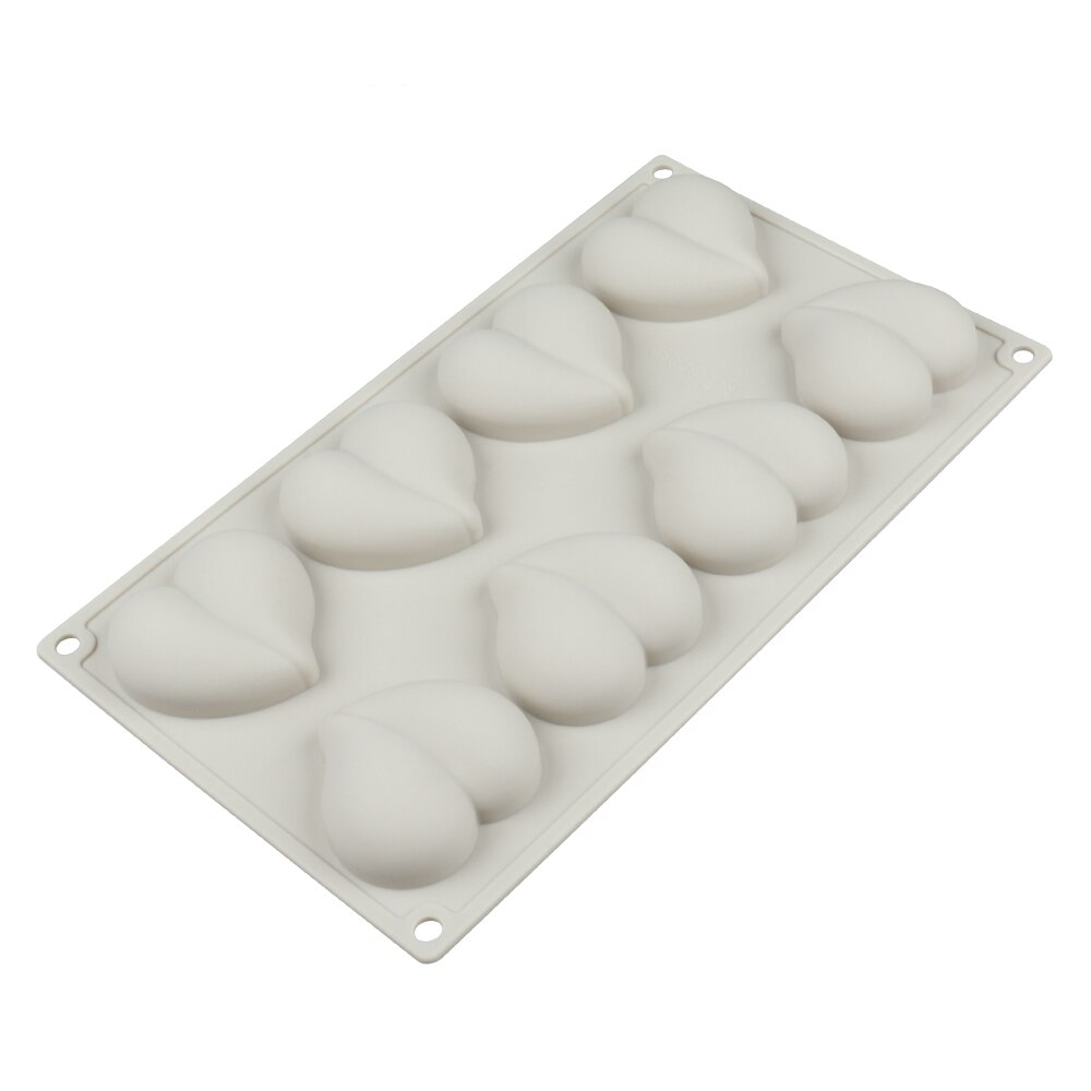 SILIKOLOVE 8 Hohlraum Herz Silikon bilden Kuchen Dekorieren Werkzeuge Für Backen Cupcake Trüffel Formen Backformen Formen