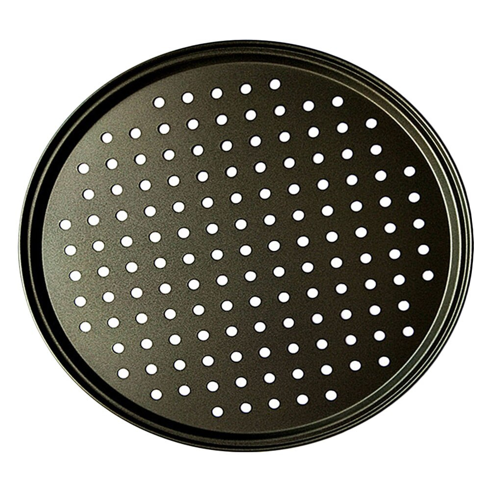 26/28/32CM C-stahl nicht-Stock Pizza Backen Pfanne Gittergewebe Tablett Platte Runde Tiefen Erzähler Pizza Pfanne Tablett Schimmel Backformen Backen Werkzeug