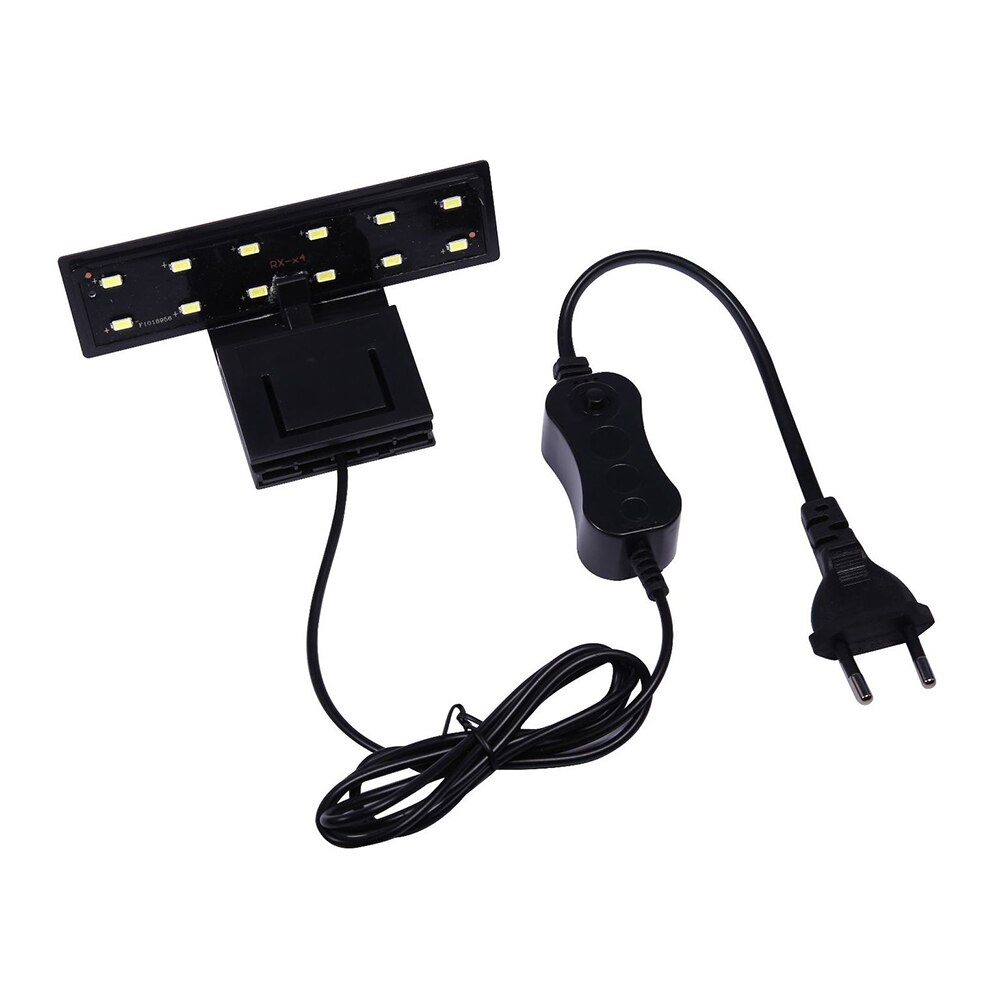 EU Stecker LED Aquarium Licht Wasserpflanze Beleuchtung Markieren Energie sparen Wasserdicht Clip Licht Beleuchtung Dekoration