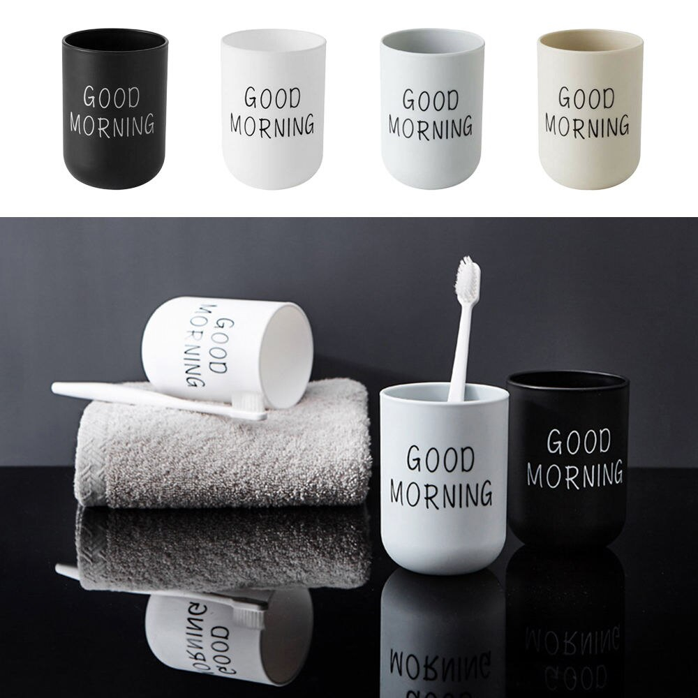 Schlecht Mund Tasse Trinken Tasse Haushalt Kunststoff Paar Zahnbürste