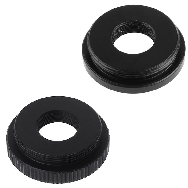 Schwarz Metall Objektiv Adapter Anzug für M12 zu C oder CS-montieren Objektiv Konverter Ring