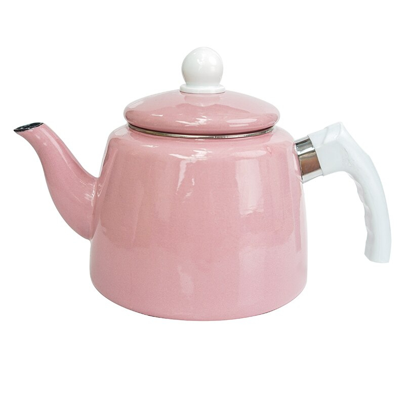 2L emaille wasserkocher Kaffee topf Lnduction Herde Haushalt Verdicken Wasser flasche