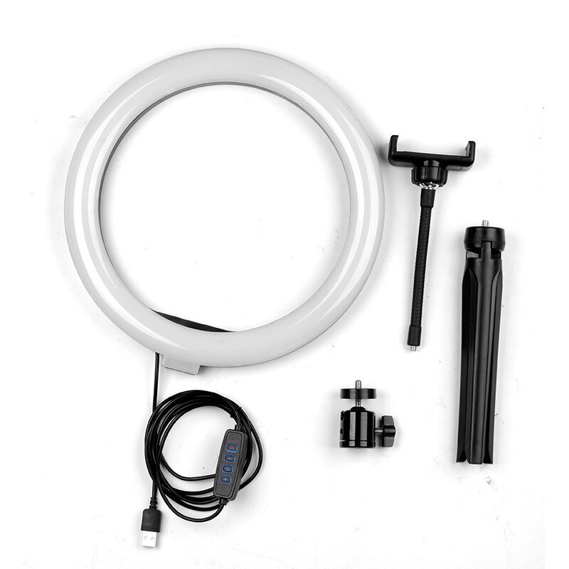 LED10 Zoll Live selfie Ring füllen licht Handy, Mobiltelefon PTZ praktisch Halfter stativ 10w dimmen praktisch Live Ring licht machen-hoch