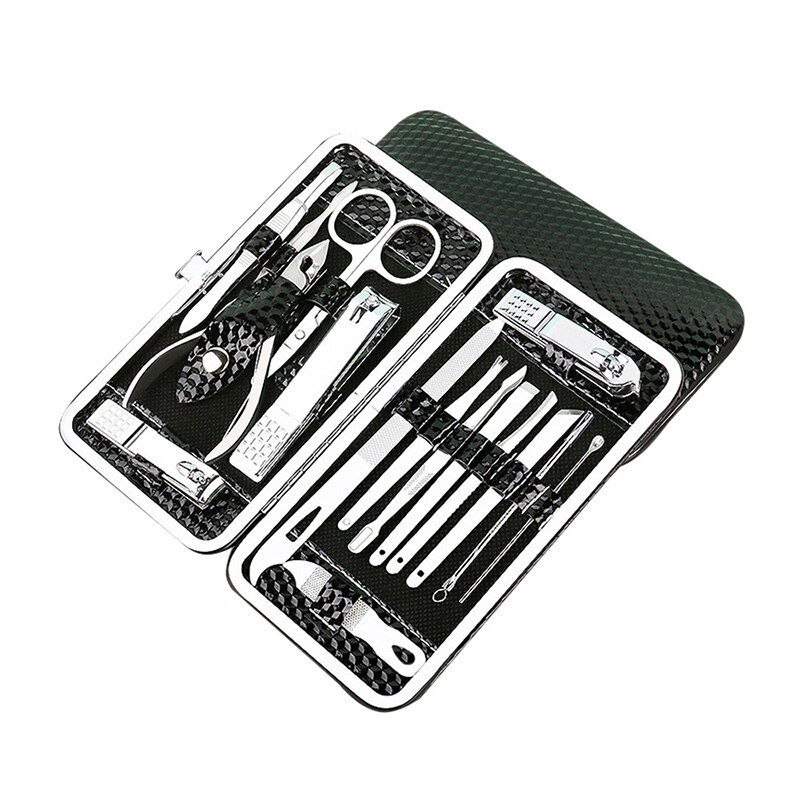 19 stücke von Einem einstellen Multifunktionale Nagel Trimmer Tragbare Manikübetreffend Bausatz Langlebige Nagel Schermaschinen Nützliche Nagel Cutter für Mann Frau hause