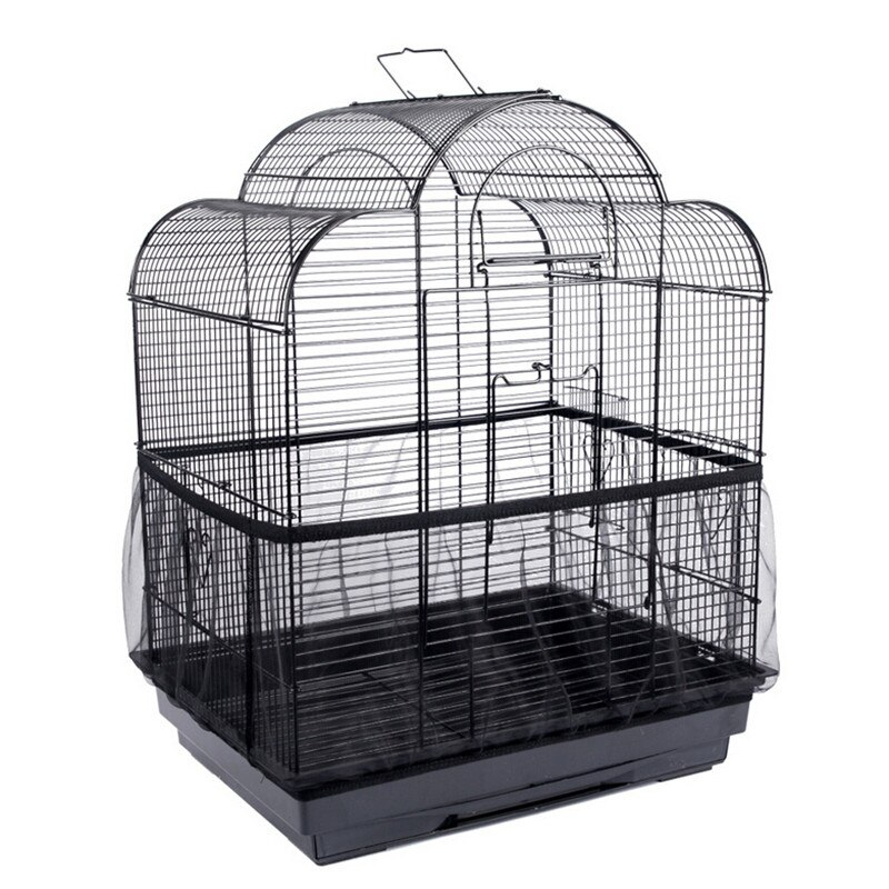 Vogel Liefert Nylon Gittergewebe Rezeptor Samen Schutz Vogel Papagei Abdeckung Weiche Einfache Reinigung Nylon luftig Stoff Gittergewebe Vogel KäFeige Abdeckung Fänger