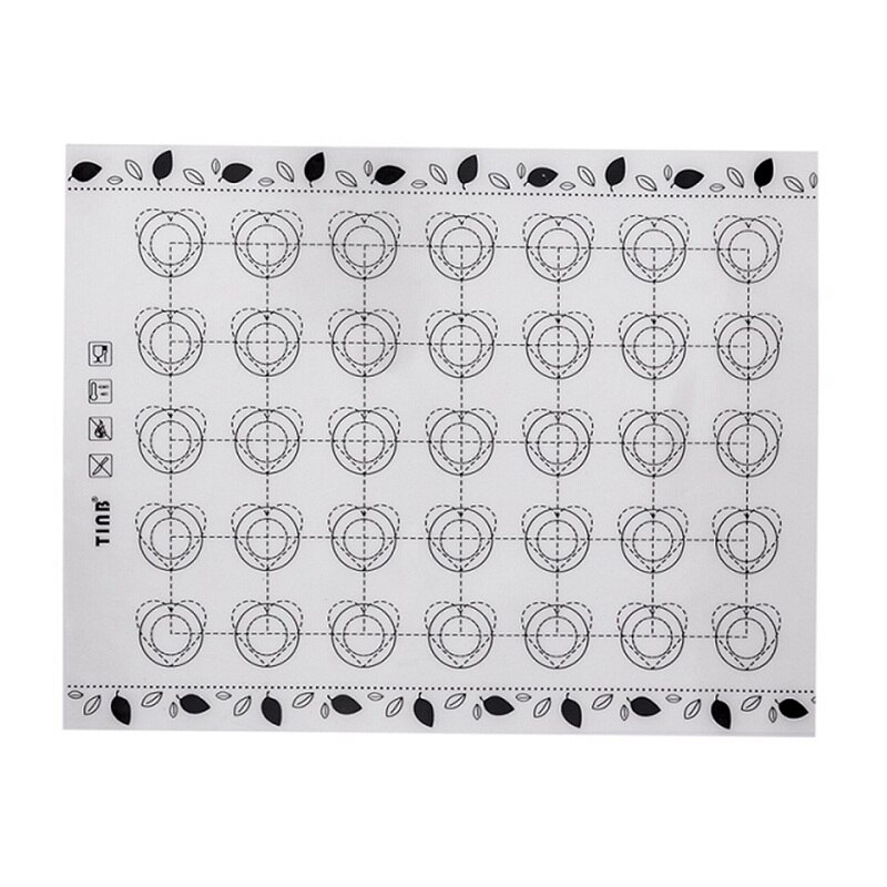 Transhome Macaron Silikon zurück matt Nicht-Stock 40*30 cm Backen Blatt Backen Werkzeuge Für Kuchen Teig Gebäck matt Backen Zubehör