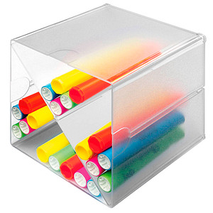 Deflecto 'Cube' Aufbewahrungsbox transparent 15,3 x 15,3 x 15,3 cm