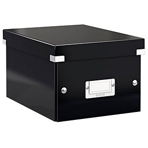 AKTION:  LEITZ Click & Store Aufbewahrungsbox 7,4 l schwarz 21,6 x 28,2 x 16,0 cm mit Prämie nach Registrierung