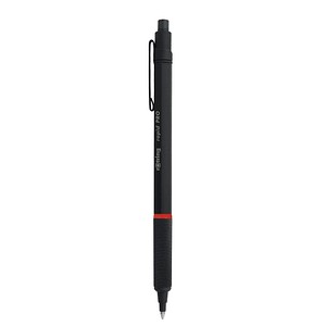 rotring Kugelschreiber rapid Pro schwarz matt, Schreibfarbe: blau, 1 St.