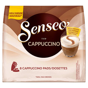Senseo CAPPUCCINO Kaffeepads, 8 Pads