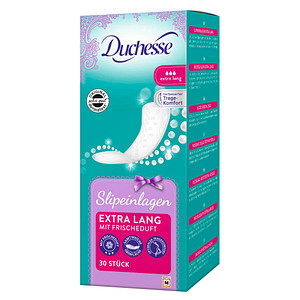 Duchesse Slipeinlagen Extra Lang mit Duft für Slip, 30 St.
