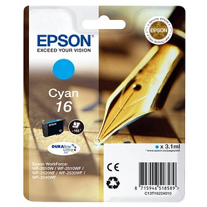 EPSON 16 / T1622 (Füller) cyan Druckerpatrone