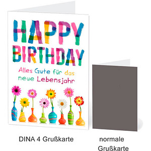 LUMA Gutschein Blumen LUDINA4 03 DIN A4, 1 St.