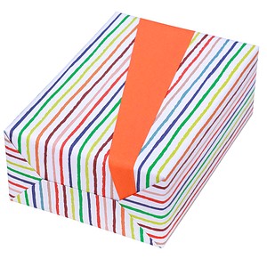 JUNG SCHÖNER VERPACKEN Geschenkpapier Samba mehrfarbig beidseitig bedruckt, 20,0 m