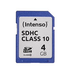 Intenso Speicherkarte SDHC-Card Class 10, 4 GB, 1 St.