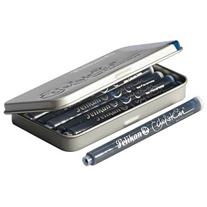 Pelikan Tintenpatronen für Füller Edelstein® Ink topaz, 6 St.