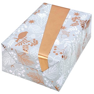 JUNG SCHÖNER VERPACKEN Geschenkpapier Katrin mehrfarbig beidseitig bedruckt, 20,0 m