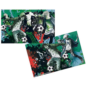 HERMA Schreibtischunterlagen Street Soccer Karton 55,0 x 35,0 cm, 3 St.