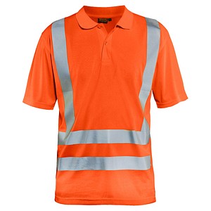 BLAKLÄDER® unisex Warnschutz Shirt 3391 orange Größe 3XL, 1 St.