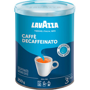 LAVAZZA Caffé Decaffeinato  Kaffee, gemahlen, Arabica- und Robustabohnen mild, 250,0 g