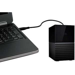 Western Digital My Book Duo 24 TB externe HDD-Festplatte schwarz