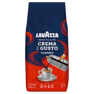LAVAZZA Crema e Gusto Classico Kaffeebohnen, Arabica- und Robustabohnen 1,0 kg