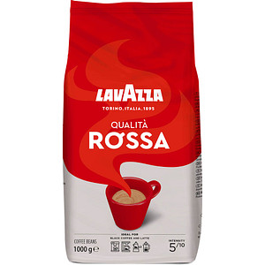 LAVAZZA Qualita Rossa Kaffeebohnen, Arabica- und Robustabohnen 1,0 kg